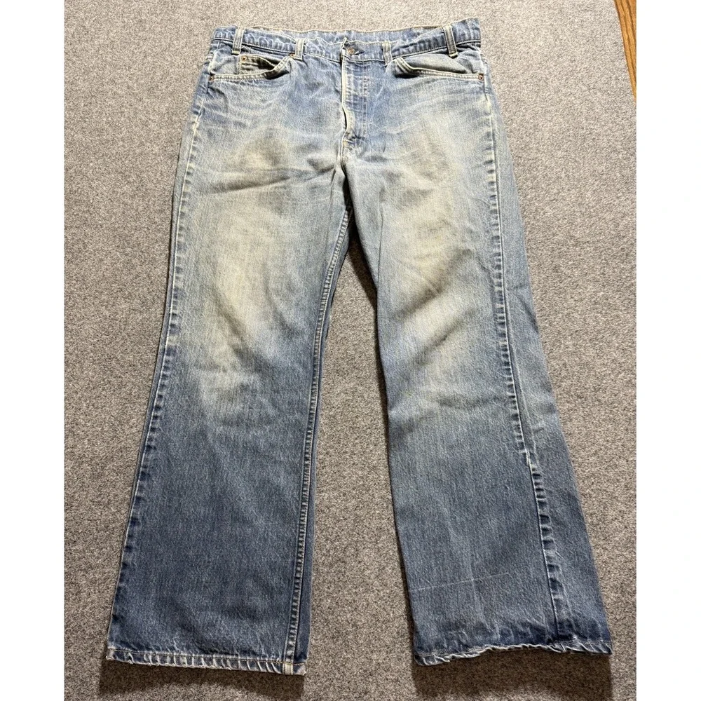 Vintage 70s‎ Men's Levi's Orange Tab Bootcut Flared 20517-0217 37x27.5* USA Made